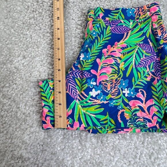 Lilly Pulitzer Ocean View Shorts Borealis Blue NEW - Picture 10 of 11